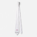 Pink shark necktie