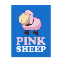 Pink Sheep of the Family Postcard