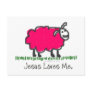 Pink Sheep Post Card