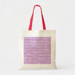 Pink Sheet Music Bag