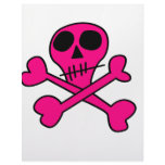 pink skull letterhead