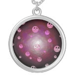 Pink Skull Necklace