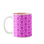Pink Skulls Coffee Mug