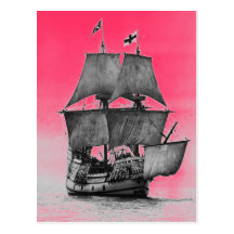 Pink Sky Postcard