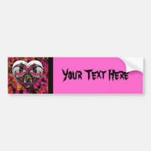 Pink Smoke Dragonheart Bumper Stickers