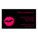 Pink Smooch Business Cards