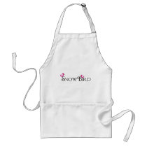 Pink Snowbird Aprons