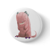 Pink Sock Monster Pin/Button
