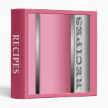 Pink Sophisticated Recipes Binder