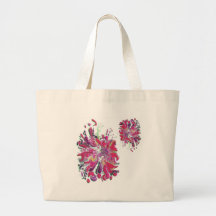 PINK SPLASH by SHARON SHARPE Canvas Bags
