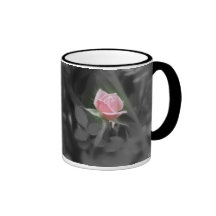 Pink Splash Rose Mug