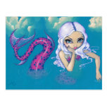 "Pink Spotted Mermaid" Postcard postcards