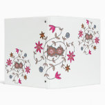 Pink Spring Flower Garden Binder