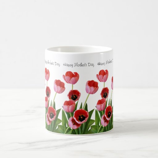 Pink Spring Tulip Bouquet for Mother's Day Mug