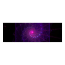 "Pink Squared" Fractal Art Business Card Template