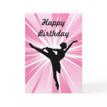 Pink Star Ballerina Cards