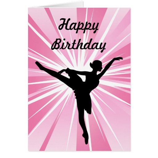 Pink Star Ballerina Cards
