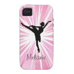 Pink Star Ballerina iPhone 4/4s vibe iPhone 4/4S Cases