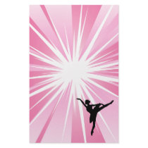 Pink Star Ballerina Stationery