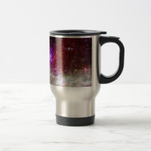Pink Star Cluster Pacman Nebula Mug