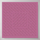 pink stars glitter moves print