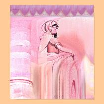 Pink statue posters