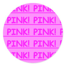 PINK! STICKERS