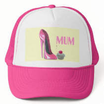 Pink Stiletto Shoe and Cupcake