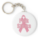 Pink Stinks Keychain