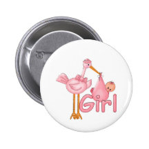 Pink Stork Baby Girl