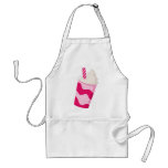 Pink Strawberry Milkshake Aprons