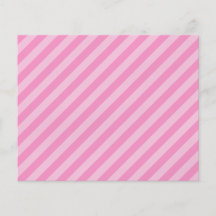 Pink Stripes. Flyer Design