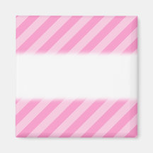 Pink Stripes. Refrigerator Magnets