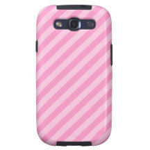 Pink Stripes. Samsung Galaxy SIII Cover