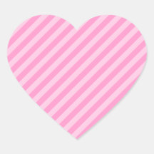 Pink Stripes. Stickers
