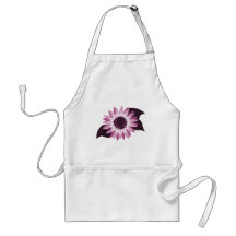 Pink Sunflower With Ladybugs Apron