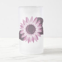 Pink Sunflower With Ladybugs Coffee Mug