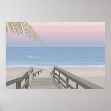 Pink Sunset Poster