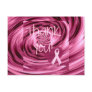 Pink Swirl Breast Cancer Thank You Post Card
