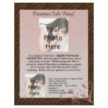 Pink Swirl Flyer Template, Cosmetics Party Any Use