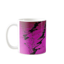 Pink swirl coffee mug