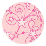 Pink Swirly Works stickers