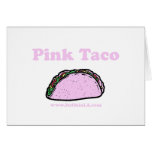 Pink Taco Greeting Card