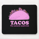 PINK TACOS MOUSE PAD