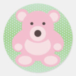 Pink Teddy Bear Sticker