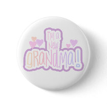 Pink Text I'm a New Grandma