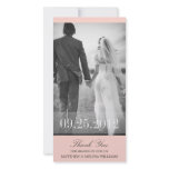 PINK  THANK YOU | WEDDING THANK YOU CARD PHOTO CARD