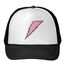 Pink thunder! mesh hat