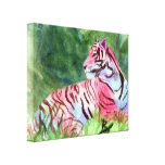 Pink Tiger Canvas Print