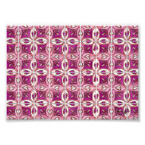 Pink Tile Design 2 - Hearts Photo
